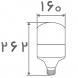 تصاویر محصول لامپ ال ای دی 60 وات 2
